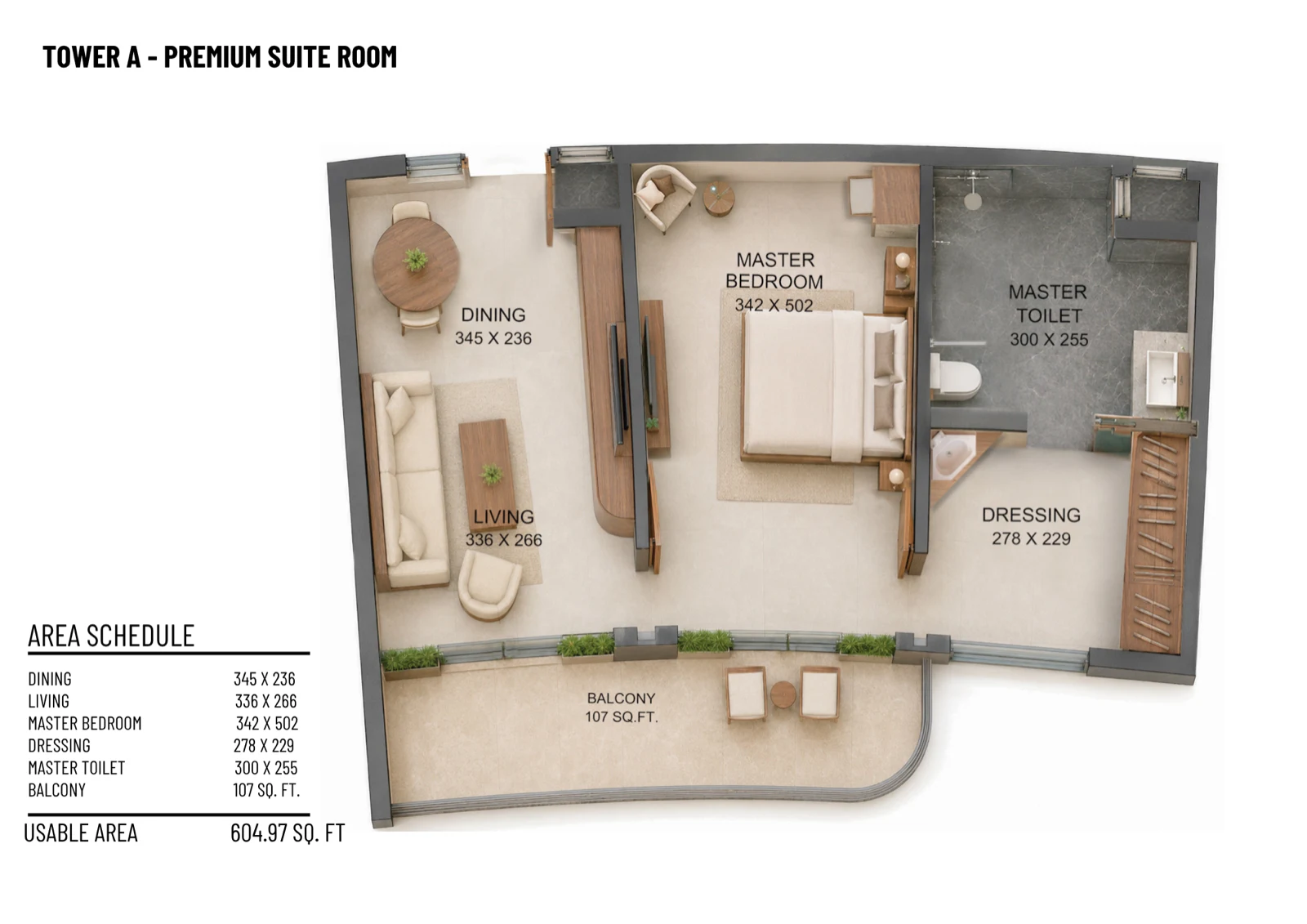 Premium Suite floor plan