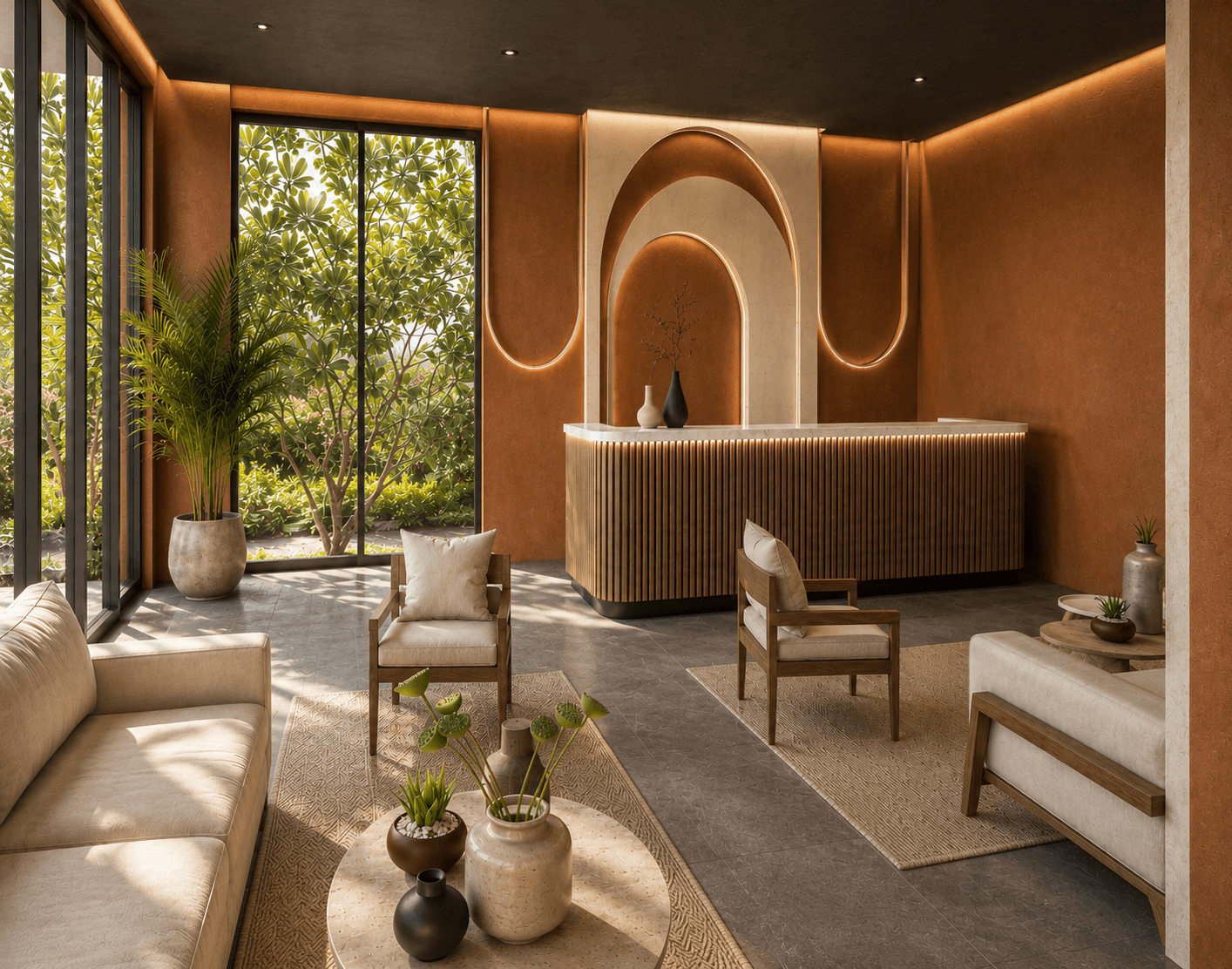 Clubhouse lounge